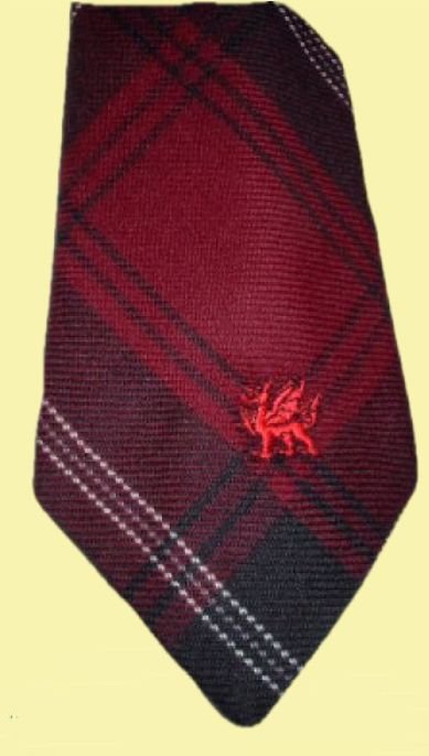 Image 0 of Llewellyn Welsh Tartan Worsted Wool Straight Mens Neck Tie