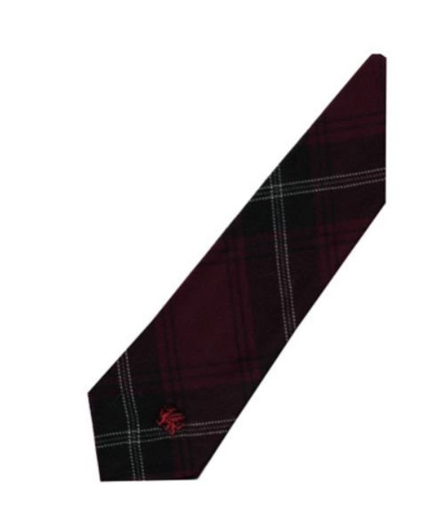 Image 3 of Llewellyn Welsh Tartan Worsted Wool Straight Mens Neck Tie