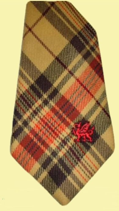 Image 0 of Morgan Welsh Tartan Worsted Wool Straight Mens Neck Tie