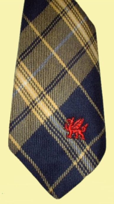 Image 0 of Morris Welsh Tartan Worsted Wool Straight Mens Neck Tie