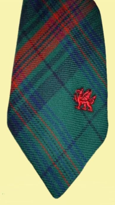 Image 0 of Owen Bowen Welsh Tartan Worsted Wool Straight Mens Neck Tie