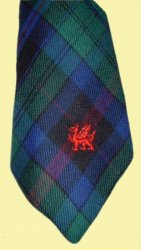 Phillips Welsh Tartan Worsted Wool Straight Mens Neck Tie