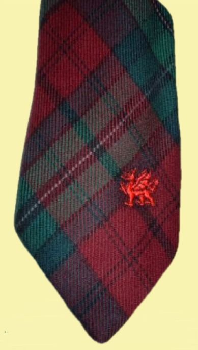 Image 0 of Pope Welsh Tartan Worsted Wool Straight Mens Neck Tie