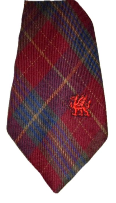 Image 1 of Rice Price Welsh Tartan Worsted Wool Straight Mens Neck Tie