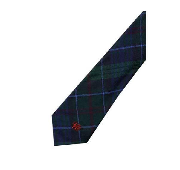 Image 3 of Richards Pritchard Welsh Tartan Worsted Wool Straight Mens Neck Tie