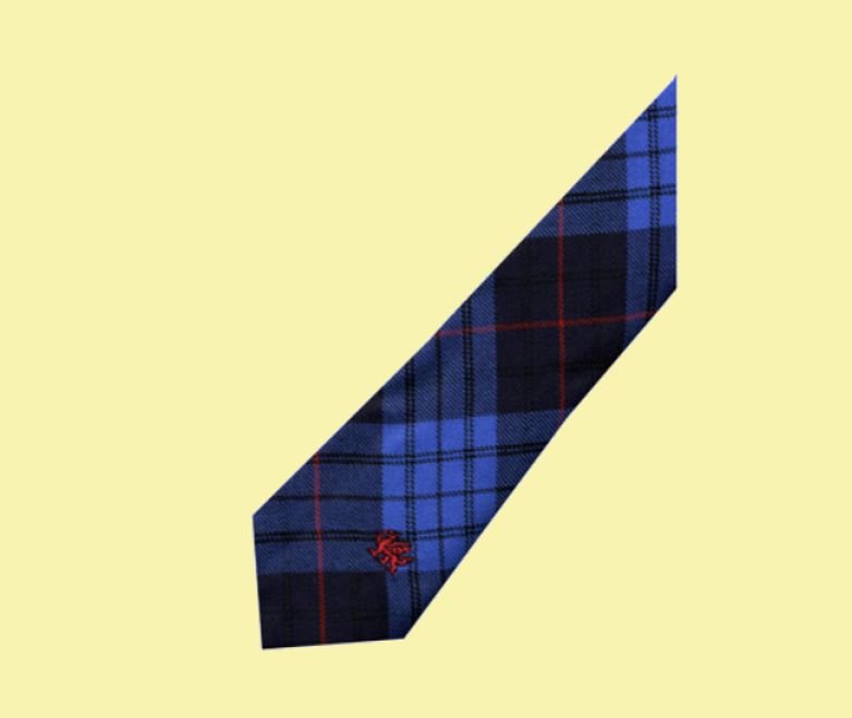 Image 2 of Roberts Probert Welsh Tartan Worsted Wool Straight Mens Neck Tie