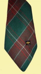 St David Welsh Tartan Worsted Wool Straight Mens Neck Tie