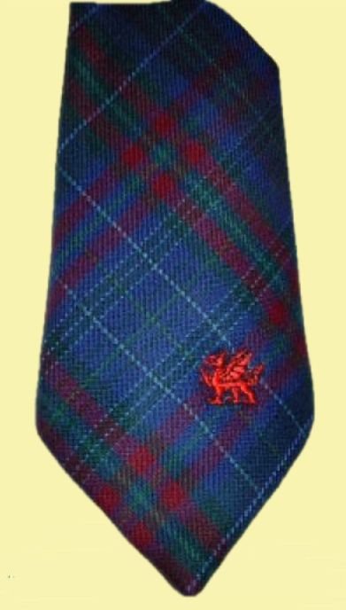 Image 0 of Watkins Walters Welsh Tartan Worsted Wool Straight Mens Neck Tie