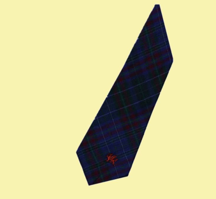 Image 2 of Watkins Walters Welsh Tartan Worsted Wool Straight Mens Neck Tie