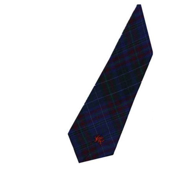 Image 3 of Watkins Walters Welsh Tartan Worsted Wool Straight Mens Neck Tie