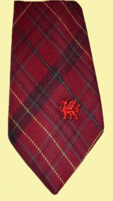 Image 0 of Williams Welsh Tartan Worsted Wool Straight Mens Neck Tie