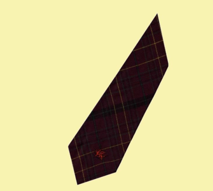 Image 2 of Williams Welsh Tartan Worsted Wool Straight Mens Neck Tie