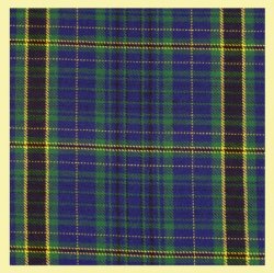 Eynon Beynon Welsh Tartan Worsted Wool Unisex Fringed Scarf