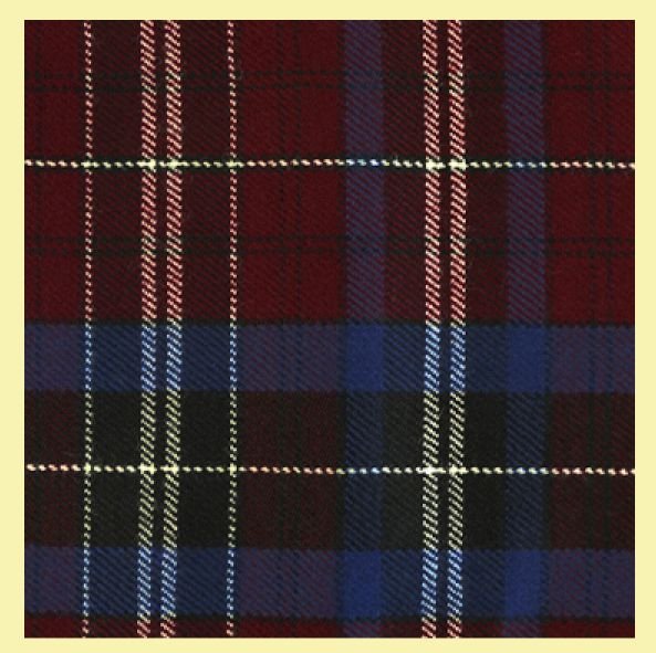 Image 0 of Gwyn Wynne Welsh Tartan Worsted Wool Unisex Fringed Scarf