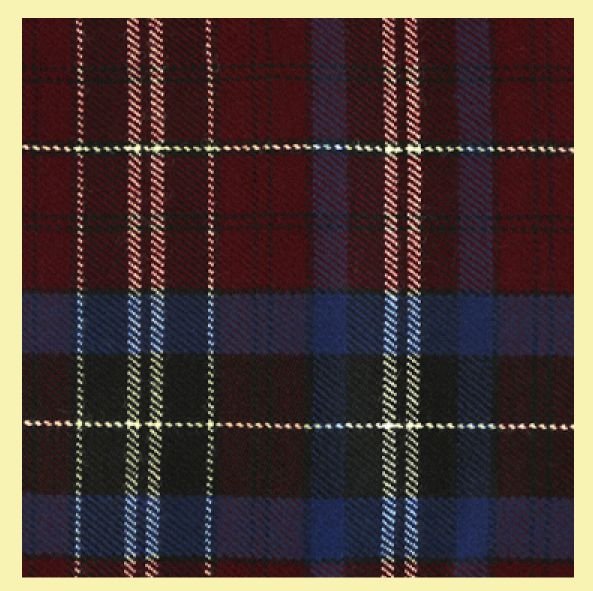 Image 0 of Gwyn Wynne Welsh Tartan Worsted Wool Unisex Fringed Scarf