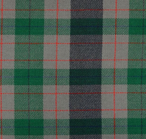 Image 1 of LLoyd Welsh Tartan Worsted Wool Unisex Fringed Scarf