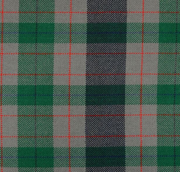 Image 1 of LLoyd Welsh Tartan Worsted Wool Unisex Fringed Scarf