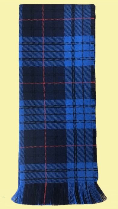 Image 0 of Roberts Probert Welsh Tartan Worsted Wool Unisex Fringed Scarf