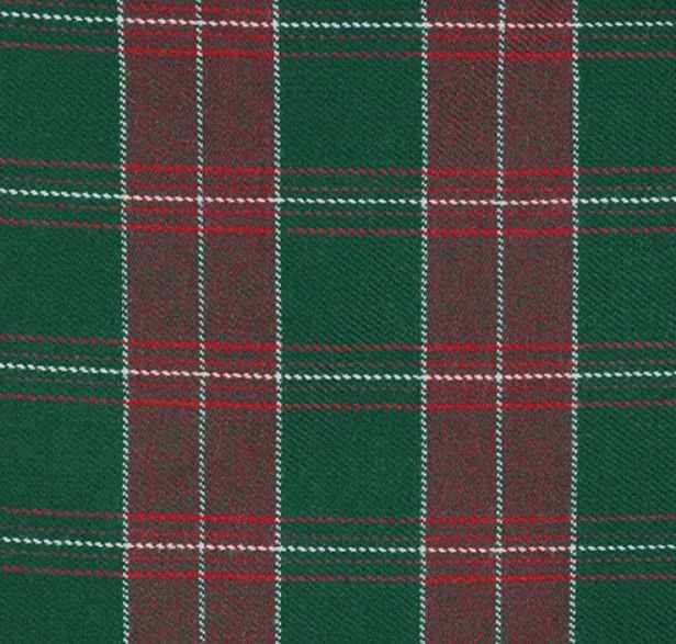 Image 1 of St David Welsh Tartan Worsted Wool Unisex Fringed Scarf