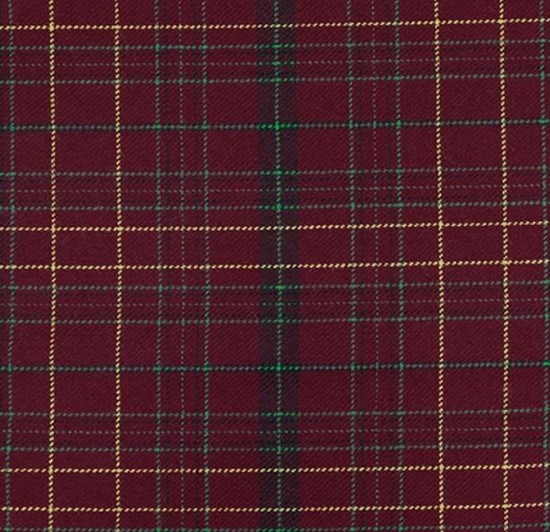 Image 1 of Williams Welsh Tartan Worsted Wool Unisex Fringed Scarf