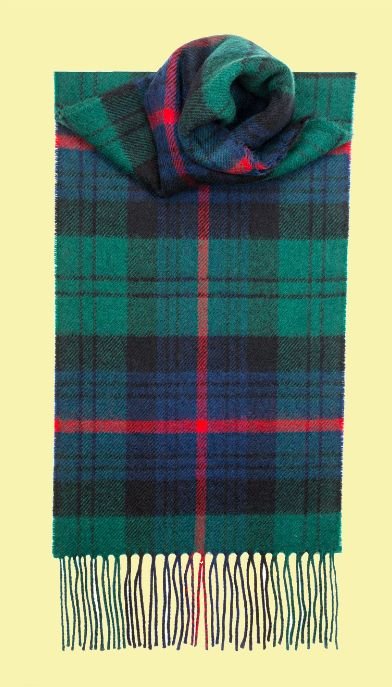 Image 0 of Armstrong Modern Clan Tartan Lambswool Unisex Fringed Scarf