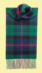 Armstrong Modern Clan Tartan Lambswool Unisex Fringed Scarf