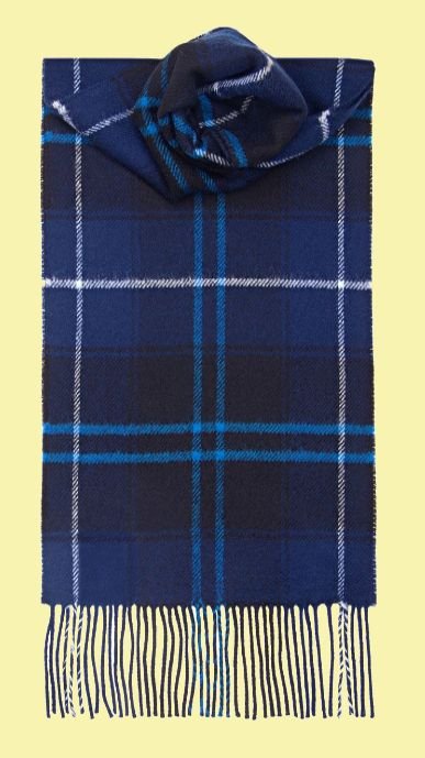 Image 0 of Patriot Modern Clan Tartan Lambswool Unisex Fringed Scarf