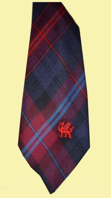 Image 0 of Evans Bevan Welsh Tartan Worsted Wool Straight Mens Neck Tie