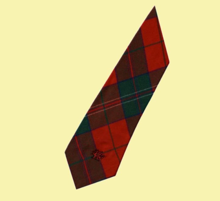 Image 2 of Thomas Welsh Tartan Worsted Wool Straight Mens Neck Tie