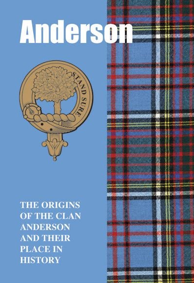 Image 1 of Anderson Clan Badge History Scottish Family Name Origins Mini Book 