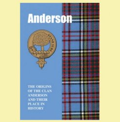 Anderson Clan Badge History Scottish Family Name Origins Mini Book 