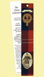 Chisholm Clan Tartan Chisholm History Bookmarks Set of 2
