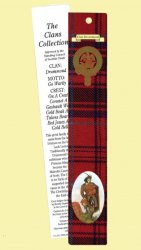Drummond Clan Tartan Drummond History Bookmarks Set of 2
