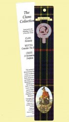 Kennedy Clan Tartan Kennedy History Bookmarks Pack of 10
