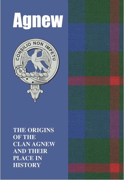 Image 1 of Agnew Clan Badge History Scottish Family Name Origins Mini Book 