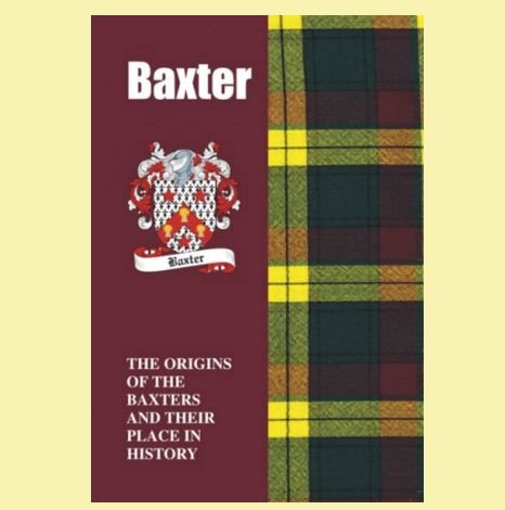 Image 0 of Baxter Coat Of Arms History Scottish Family Name Origins Mini Book  