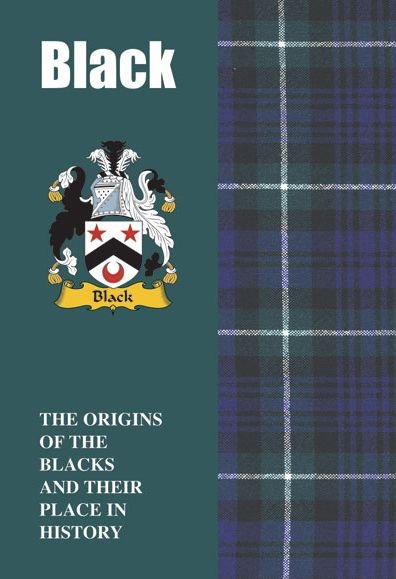 Image 1 of Black Coat Of Arms History Scottish Family Name Origins Mini Book 