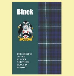 Black Coat Of Arms History Scottish Family Name Origins Mini Book 