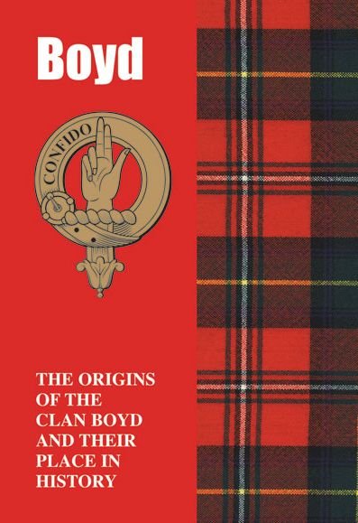 Image 1 of Boyd Clan Badge History Scottish Family Name Origins Mini Book 