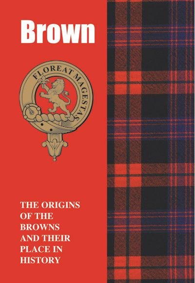 Image 1 of Brown Clan Badge History Scottish Family Name Origins Mini Book 