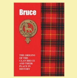 Bruce Clan Badge History Scottish Family Name Origins Mini Book 