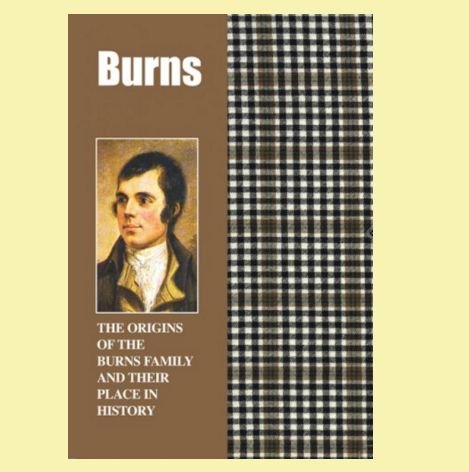 Image 0 of Burns  Clan History Scottish Family Name Origins Mini Book 