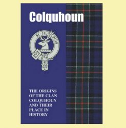 Colquhoun Clan Badge History Scottish Family Name Origins Mini Book 