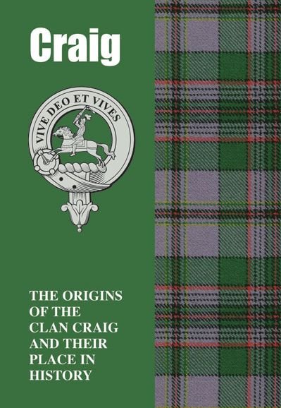 Image 1 of Craig Clan Badge History Scottish Family Name Origins Mini Book 