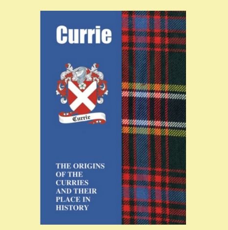 Image 0 of Currie Coat Of Arms History Scottish Family Name Origins Mini Book 