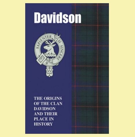 Image 0 of Davidson Clan Badge History Scottish Family Name Origins Mini Book 