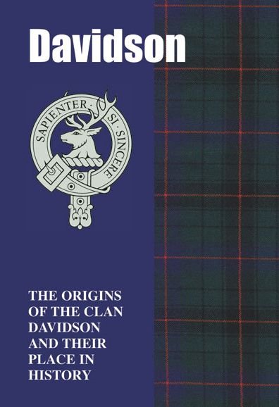Image 1 of Davidson Clan Badge History Scottish Family Name Origins Mini Book 
