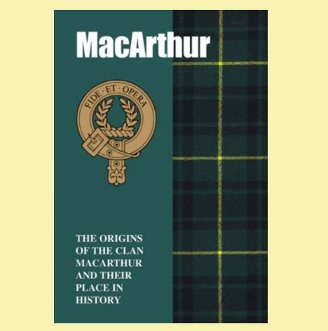 Image 0 of MacArthur Clan Badge History Scottish Family Name Origins Mini Book 