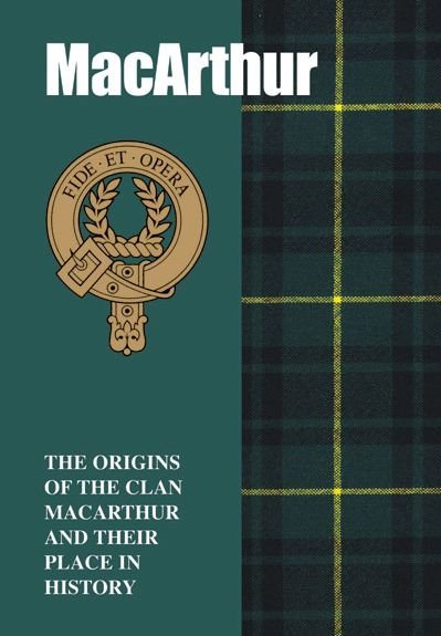 Image 1 of MacArthur Clan Badge History Scottish Family Name Origins Mini Book 