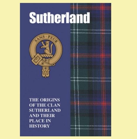 Image 0 of Sutherland Clan Badge History Scottish Family Name Origins Mini Book 